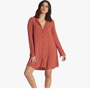 New With Tags Element Shirt Dress